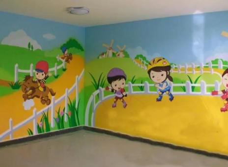 千阳幼儿园墙体彩绘制作流程及注意事项