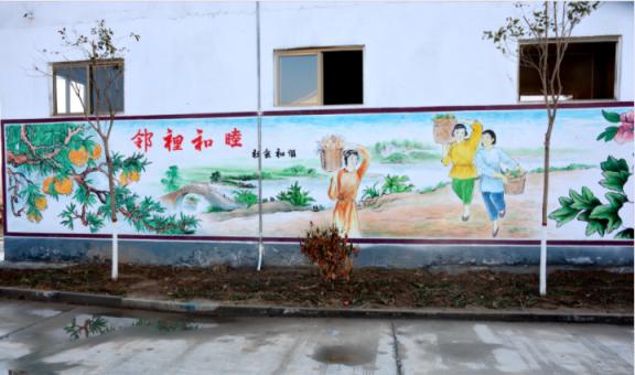千阳乡镇文化墙 乡风文明焕发新活力