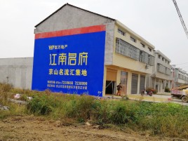 千阳农村墙体广告在不同形式上面展现的不同特色