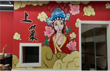千阳墙体彩绘的发展和应用