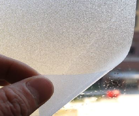 千阳玻璃门外面粘广告用什么材料好？